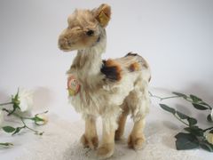 送料無料★シュタイフ★Llama 28cm/Lama オールID's完品★リャマ/ラマ★Steiff