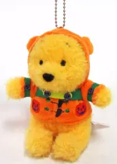 【中古】ぬいぐるみ プーさん(コート/オレンジ) ぬいぐるみバッジ 「ディズニー・ハロウィーン2015」 東京ディズニーリゾート限定