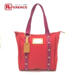 LOUIS VUITTON ルイヴィトン トートバッグ アンティグア カバMM M40034 キャンバス レッド