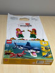 新品 レゴ LEGO クリエイター 深海生物 サメ イカ アンコウ 31088 ブロック 未使用 未開封