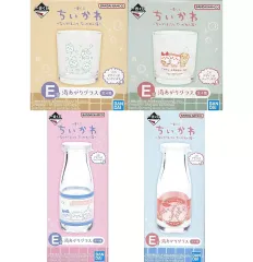 【中古】グラス 全4種セット 湯あがりグラス 「一番くじ ちいかわ ～なんかほっこり ちいかわの湯～」 E賞
