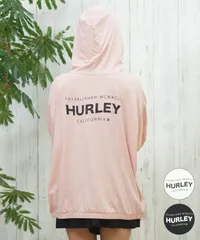 【ムラスポ公式】新品 Hurley ハーレー 水着 レディース ラッシュガード ジップアップ パーカー バックプリント 水陸両用 吸汗速乾 UVカット WSRG251009