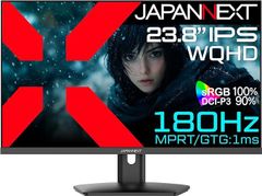 【WQHD/180Hz】JAPANNEXT 23.8インチ ゲーミングモニター JN-IPS238G180Q