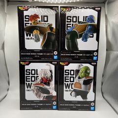 未開封　ドラゴンボールZ　4点セット　SOLID  EDGE WORKSｰTHE出陣ｰ　リクーム　バータ　ジース　グルド＆ギニュー特戦隊ロゴ　プライズ　フィギュア　バンダイ　バンダイナムコ　バンプレスト