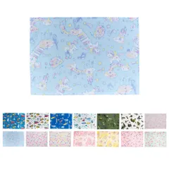 新品 [アルコバレーノキッズ] ランチョンマット（25cm×35cm） 男の子 女の子 入園 入学 保育園 幼稚園 小学校 通園 通学 子供用 おしゃれ 日本製 (ユニコーン サックス) マット