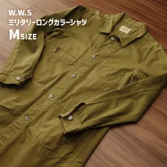 美品 WWS BIG JOHN ミリタリー ロングカラーシャツ M