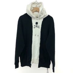 mastermind JAPAN マスターマインド ワールド プルオーバー パーカー サイズ:S ブラック/ホワイト メンズ スカル 切替　243001001341