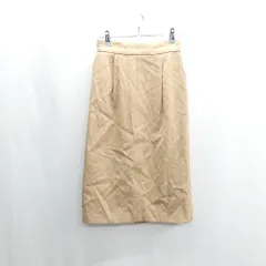◇ ⊇ ef-de エフデ ロング タイト スカート サイズ9 ベージュ レディース E  【1409100034660】