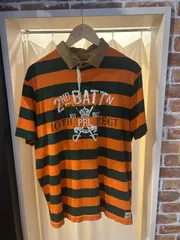 RALPH LAUREN ラルフローレン POLO ポロシャツ 半袖 オレンジ グリーン ブラウン サイズL A-918