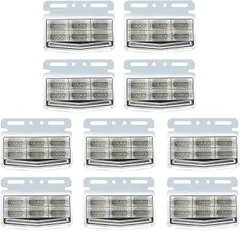 デコトラ　ワンマン灯　レトロ　2連　LED蛍光灯 24v 小型 中型 2t 4t トラック 2連 丸型 テール ランプ レトロ