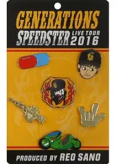 【中古】バッジ・ピンズ 佐野玲於Produce ピンバッジセット 「GENERATIONS LIVE TOUR 2016 “SPEEDSTER”」 