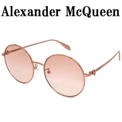 アレキサンダー マックイーン Alexander McQueen AM0275S 004 サングラス アジアンフィット UVカット 紫外線カット スカル レディース オレンジ ヌードのサムネイル