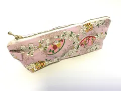 【現品限り！】ハンドメイド　手作り　手づくり　てづくり　和柄　ペンケース　筆入れ
