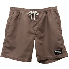 水着 メンズ サーフパンツ 水陸両用 オリジナルブランド ウエストゴム 紐 調整 ポケット付き 無地 シンプル 速乾 排水 海パン 短パン 海 夏 黒 茶 灰 青 mm-001