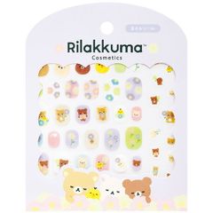 【新品】リラックマ ネイルシール (BASIC RILAKKUMA Flower) SE67601