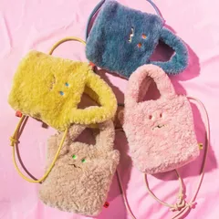 【新品】 ACCOMMODE ファーバッグ 2way トートバッグ ショルダーバッグ アコモデ KJ1671 モンスター バッグ ハンドバッグ ふわふわ ボア モコモコ ブランド モード レディース