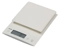 3kg/0.1g タニタ クッキングスケール キッチン はかり 料理 デジタル 3kg 0.1g単位 ホワイト KD-320 WH
