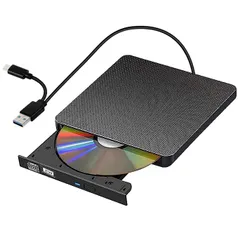 【即納】外付CD・DVDドライブ USB3.0/Type Cポート付き CD/DVD読込み 録画込み対応 CD/DVDプレーヤー 外付け光学ドライブ ブルーレイ PC外付けドライブ ポータブルドライブ CD/DVDドライブ ノートパソコン CD/DVD読取・書