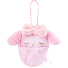 ☆ マイメロディ ☆ キャラクター おくるみマスコット マスコットキーホルダー おくるみマスコット ぬいぐるみ サンリオ sanrio キャラクター キーホルダー ストラップ キーチャーム ボールチェーン かわいい 可愛い ギフト 子供 キッズ 女の子 男の子