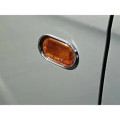 鏡面仕上げ♪ メッキ サイドマーカー サイドウインカー リング ミラジーノ L700S L710S ミラジーノ1000 L701S L711S ガーニッシュ　b3387