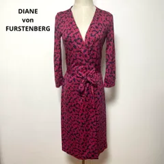 DIANE von FURSTENBERG シルク ラップワンピース サイズ2