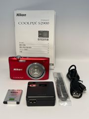 Nikon デジタルカメラ　COOLPIX S2900 ニコン　RED　赤
