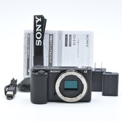 SONY ソニー ZV-E10 ボディブラック Vlog用カメラ ZV-E10 B ミラーレス一眼レフカメラ【中古】