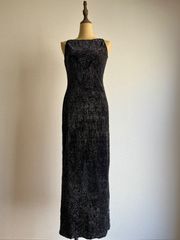 80's glitter yarn American sleeve dress made in U.S.A.