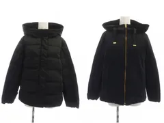 ノーリーズ Nolley's LIGHT ダウンジャケット リバーシブル アウター ジップアップ 9R 黒 ブラック /NR ■OSのサムネイル