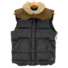 デニムアンドサプライ ラルフローレン DENIM & SUPPLY RALPH LAUREN レザー スエード切替 襟ボア切替 ダウンベスト メンズ import：S のサムネイル