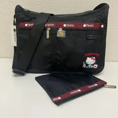 レスポートサック　ショルダーバッグ  ハローキティ 大容量　ポーチ付き　7507