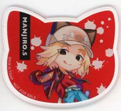 [Used] Mug/Teacup, Manjiro Sano, Cat-shaped Acrylic Coaster Vol. 2, "Tokyo Revengers in Namjatown", Soft drink order bonus with cat-shaped acrylic coaster