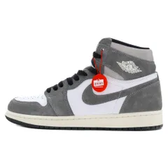 NIKE (ナイキ) AIR JORDAN 1 RETRO HIGH OG BLACK AND SMOKE GREY エア