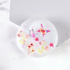 No.18  お花と蝶々とヘアゴム