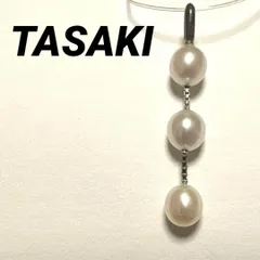 タサキ TASAKI　田崎　ペントップ　チャーム　SV　淡水パール3P　ホワイトのサムネイル