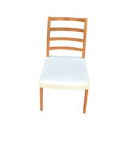 【美品】 IDC大塚家具 ダイニングチェア オーク材 座面PVC 北欧スタイル