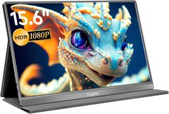 【新品】 Kogoda モバイルモニター アルミ合金製 15.6インチ グレー
