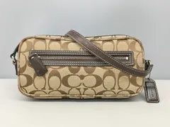 コーチ COACH ショルダーバッグ シグネチャー 6073 レディース ベージュ ブラウン ポシェット 2503LR037