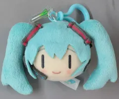 【中古】ぬいぐるみマスコット・ぬいぐるみバッジ 棒目 チャーム付きフェイスぬいぐるみマスコット 「キャラクター・ボーカル・シリーズ01 初音ミク」