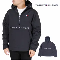 トミーヒルフィガー ハーフジップ プルオーバー パーカー アウター アノラック 中綿 メンズ レディース S M L XL XXLサイズ ブラック 黒 USモデル TOMMY HILFIGER USモデル 2L 3L 大きいサイズ FILLED POPOVER