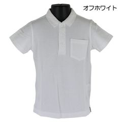 【綿100％／オフホワイト】鹿の子ポロシャツ半袖 FRAT CHAPS 90-160cm【送料無料】