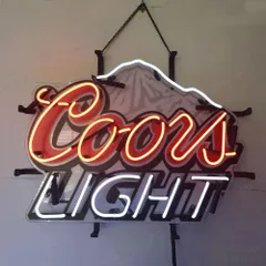 ネオンサイン Coors Light ビール ネオン管 看板 室内インテリア 存在感抜群 店内装飾 雰囲気作り オーダー 48X38CM A391