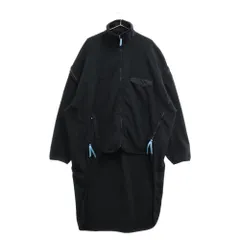 FACETASM (ファセッタズム) 21AW HIGH-LOW FLEECE ZIPPER JACKET TOF-JK-M09 変形ドッキングジップフリースジャケット ブラックのサムネイル