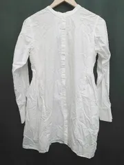 ◇ FREAK'S STORE フリークスストア スタンドカラー 長袖 ミニ丈 ワンピース サイズF ホワイト レディース P  【1406240038114】