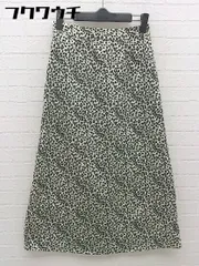 ◇ KBF+ アーバンリサーチ ヒョウ柄 レオパード ロング スカート サイズOne アイボリー ブラック レディース 【中古】 【1002802298844】