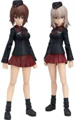[중고] 피규어 figma 니시스미 마호 & 일견 에리카 세트 [걸즈 & 판처 극장판]