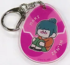 【中古】キーホルダー 禪院真希 「呪術廻戦 トレーディングアクリルキーホルダー～まるまります～」