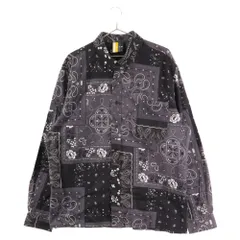 KITH (キス) 21SS Ludlow Buttondown ペイズリー長袖シャツ ブラック 