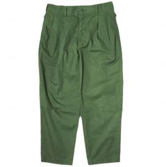5525gallery x BEAUTY&YOUTH 5525ギャラリー ビューティーアンドユース 別注 日本製 CLSC CHINO BYSP T/Cツイル 2タックチノパンツ 5525-GPT-21100-ST1-BY L KELLY ダークグリーン