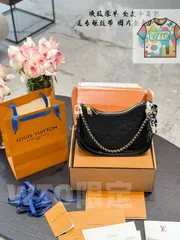 【今日WTO】LV Gray All - Leather Croissant Bag ルイ・ヴィトン グレー オールレザー クロワッサンバッグ-WTO輸入-RRJ09